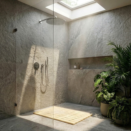 STRADO bathroom non-slip mat for shower wading pool sauna 43x61cm