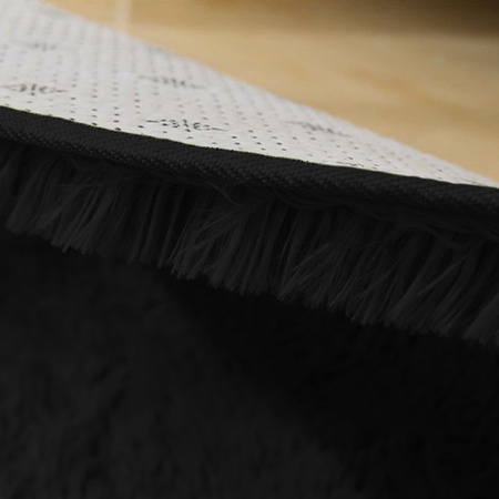 Shaggy Strado room carpet 80x150 BlackSky (Black)