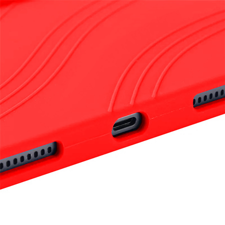 Etui Armor do Lenovo Tab 10.1 2025 / XU, czerwone - ochronne z podstawką