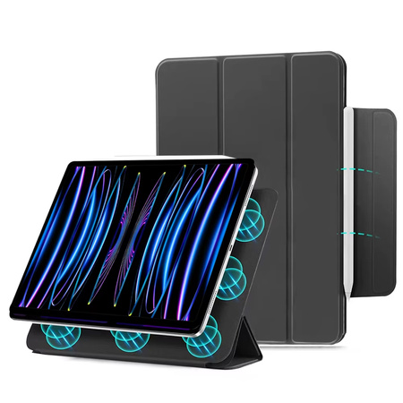 Etui Smart Magnetic Apple iPad 10.9 10 GEN 2022 / iPad 11 A16 11GEN 2025 Black