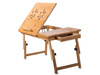 Bamboo laptop table for bed, stand