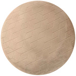 Dywan STRADO okrągły Rabbit 3D pluszowy miękki jak królik antypoślizgowy 150 Beige
