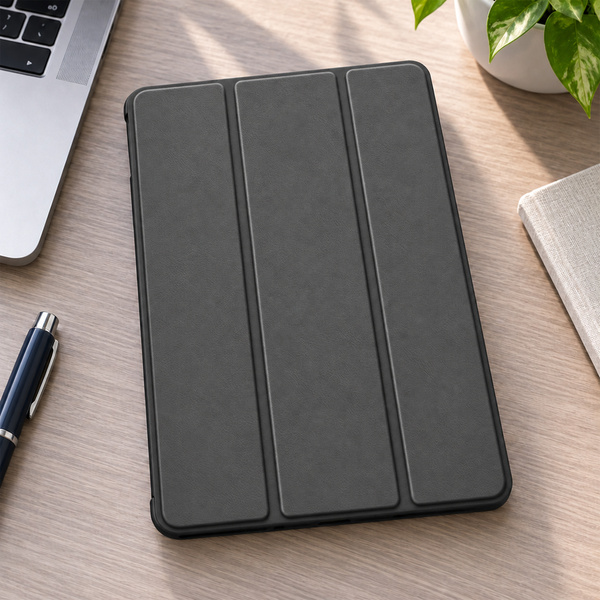 Etui Smart do Lenovo Yoga Tab Plus 12.7 2025 z klapką i podstawką - szare