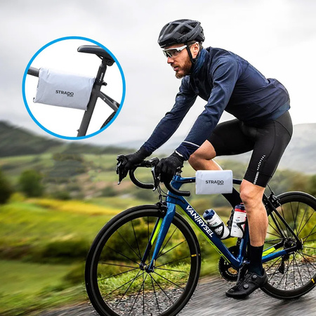 Veľký Obal na bicykel Vodeodolný Motorka Skúter 110x200x70cm XXL Sťahovák, biely