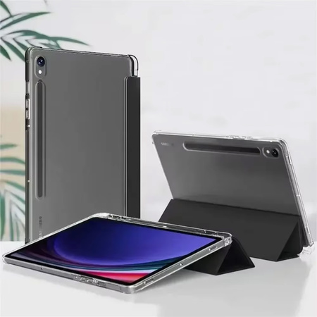 Puzdro Clear Pencil na Galaxy Tab S9 FE 10.9 SM / Galaxy Tab S9 FE 10.9 SM S10 / Samsung Galaxy Tab S9, čierne - ochranné