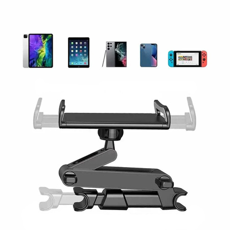 360° car headrest mount for tablet phone