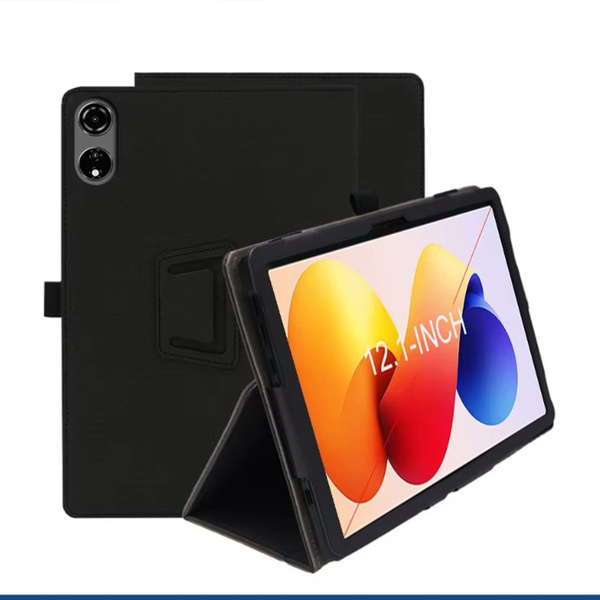 Etui do Redmi Pad 2 Pro 12.1 2025 z klapką i podstawką - czarne