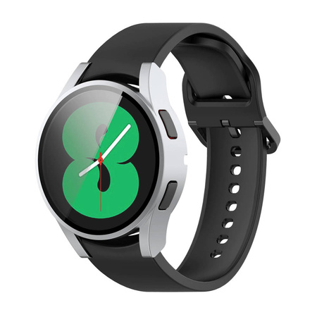 Etui obudowa 2w1 ze szkłem do Galaxy Watch 4 44 (Czarne)