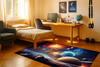 3D gaming carpet Strado Cosmos 120x170 cm planets stars galaxies