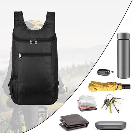 Multipurpose 25L waterproof travel school backpack with large compartment and pockets for city and work