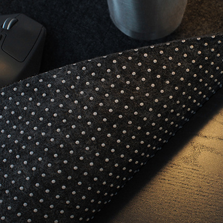 Desk mat mouse pad large Strado 90x45 (Black)