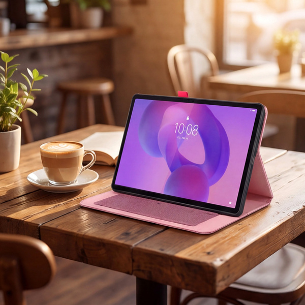 Etui z klapką do Lenovo Idea Tab 11" TB336FU TB336ZU ZAFR0378PL - różowe