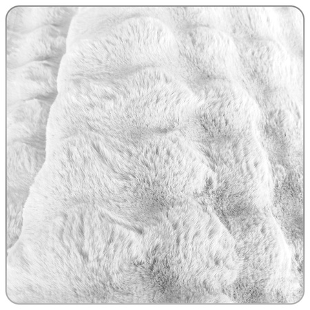 Dywan Rabbit Bubble 140x200 cm, biały - miękki do salonu i sypialni