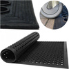 Perforated rubber floor mat 60x90cm - PRF6