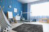 Shaggy Strado GreyNight carpet 120x170 cm - dark gray soft carpet for youth room or living room