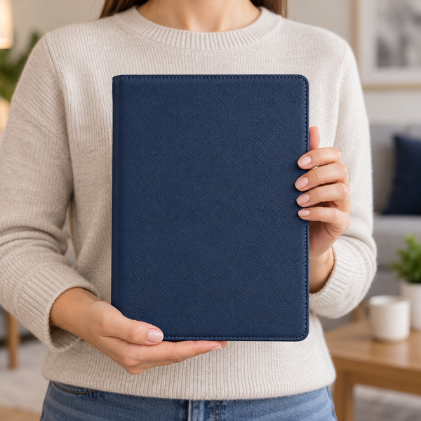 Etui obrotowe do Huawei MediaPad T3 10 9.6 z klapką i podstawką - granatowe