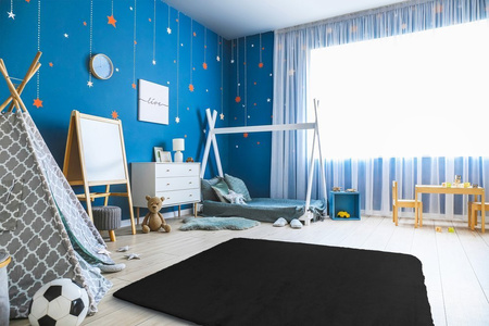 Room Rug Rabbit Strado 80x150 Black (Black)