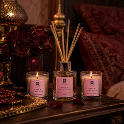 Zestaw Dyfuzorów zapachowych Rose & Black Oud