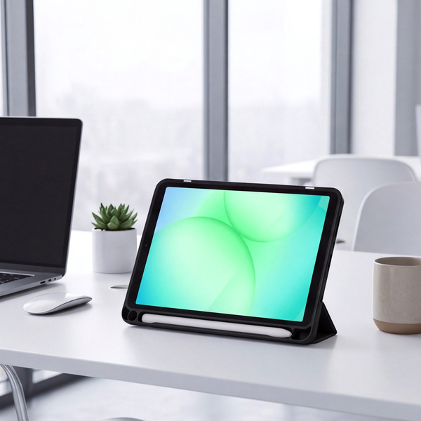 Etui Clear Pencil do Galaxy Tab A11+ 10.9 2025 X230/ X235/ X236 A9+ SM-X215/ X216, czarne