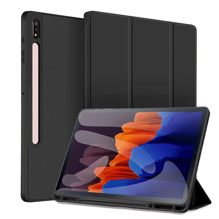 Puzdro Smart Pencil na Galaxy Tab S9 FE S10 FE / Samsung Galaxy Tab S9 / Samsung Galaxy Tab S10, čierne - ochranné