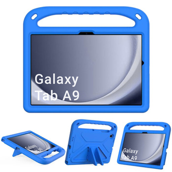 Etui FunColor z uchwytem do Samsung Galaxy Tab A9 8.7 X110 / X115, niebieskie - ochronne