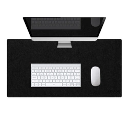 DUŻA PODKŁADKA mata ochronna na biurko pod mysz klawiaturę laptop 90x45 XXL, czarna