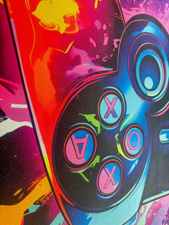 3D gaming carpet Strado ColorPad 100x150 cm modern with 3D effect for gamer's room