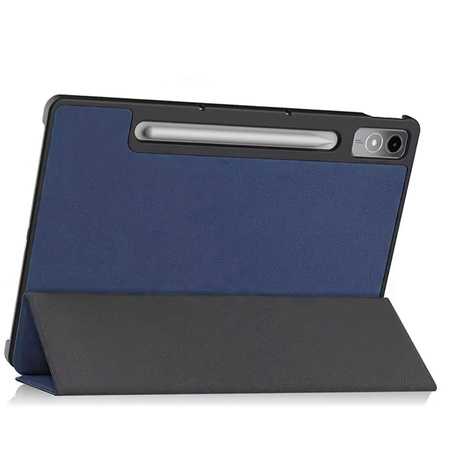 Etui Smart Case do Lenovo Tab P12 12.7 TB370 2023 / Tab P12 TB370, granatowe - ochronne z podstawką