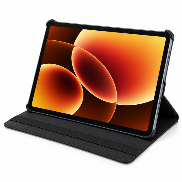 Etui obrotowe do Xiaomi Pad 7 / 7 PRO / Pad 8 / 8 PRO / Pad 9 z klapką - czarne