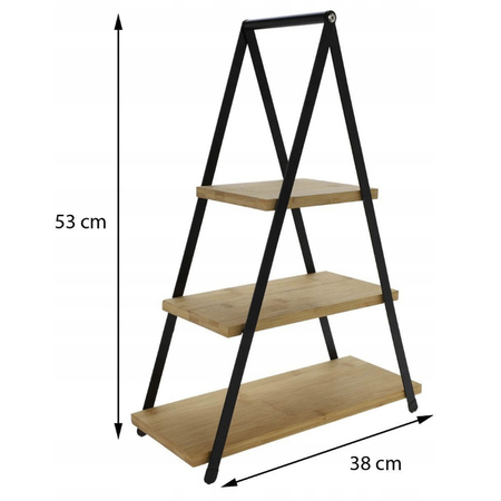 Patera piętrowa na przekąski 53 cm