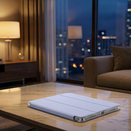 Etui Crystal do Apple iPad 10.9 10 2022 / iPad 11 A16 2025 Gen 10 11, fioletowe - ochronne z podstawką