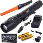 Bailong Cree Tactical Zoom Xm-L T6 8668 Flashlight