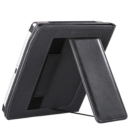 Strap case with grip and stand for PocketBook Verse Pro 629 634 (Black)
