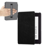 Puzdro Strap Case na Kindle Paperwhite 4, čierne - ochranné so stojanom, prístup k portom a tlačidlám