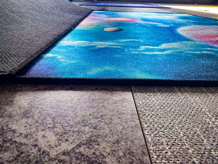 3D gaming carpet Strado Galaxy 140x200 cm with space gamer pattern