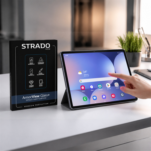 Tvrdené sklo na Galaxy Tab S10 Plus 12.4 X820 - ochrana displeja 9H, plné krytie, oleofóbne