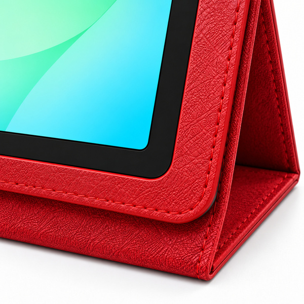 Etui Slim z klapką do Galaxy Tab A11 X135/ X133 A9 SM-X115/ X110 - czerwone