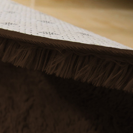 Shaggy Strado room carpet 200x250 DarkCoffee (Dark brown)