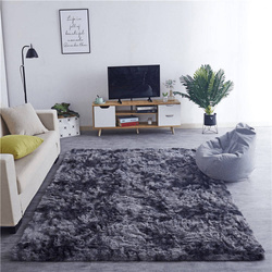 Dywan Shaggy Ombre 200x300 cm, ciemnoszary - miękki do salonu i sypialni