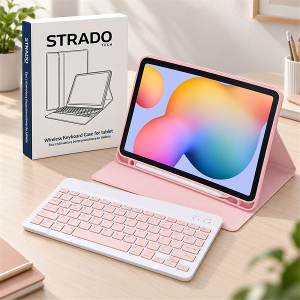 Etui z klawiaturą do Galaxy Tab S6 Lite z uchwytem na rysik