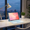 Etui z klawiaturą Bluetooth do Samsung Galaxy Tab A11+, niebieskie