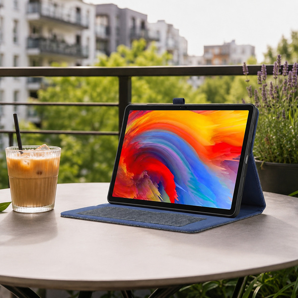 Etui z klapką do Lenovo Idea Tab 11" TB336FU TB336ZU ZAFR0378PL - niebieskie