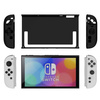 Puzdro na Nintendo Switch 2 2025 silikónové Kickstand 3-dielne, čierne - ochranné so stojanom
