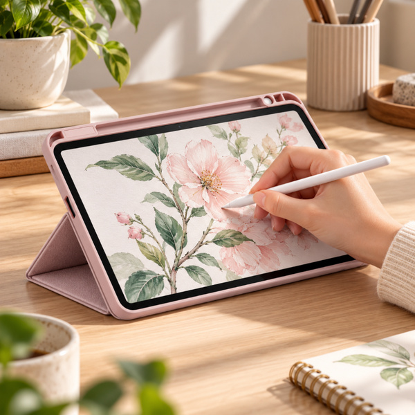 Etui Smart Pencil do Xiaomi Pad 7 / 7 PRO / Pad 8 / 8 PRO / Pad 9 - różowe