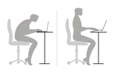 Aluminum tablet laptop stand up to 18" Simple S1 (Silver)