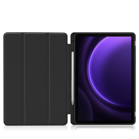 Puzdro Smart Pencil na Samsung Galaxy Tab S9 SM X716 S9 FE S10 FE Lite, čierne - ochranné