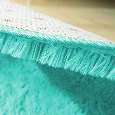 Shaggy Strado room carpet 80x150 TurquoiseSea (Turquoise)