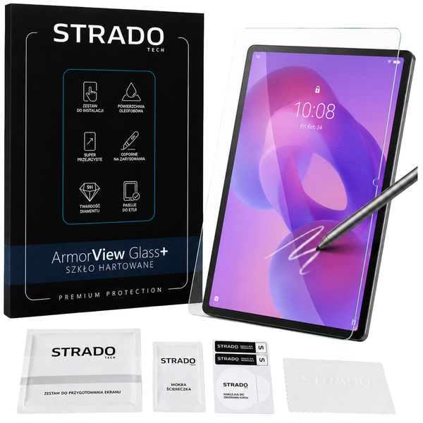Tvrdené sklo na Lenovo Idea Tab Plus 12.1 2025 - ochrana displeja 9H, plné krytie, oleofóbne