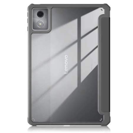 Puzdro Clear Pencil na Lenovo K11 Plus, čierne - ochranné so stojanom, prístup k portom a tlačidlám