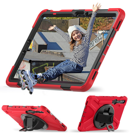 Etui Shockproof Galaxy Tab S9 FE/S9/S10 FE-Red